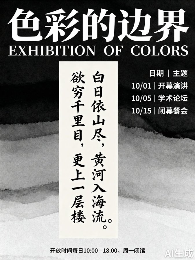 艺术展览海报