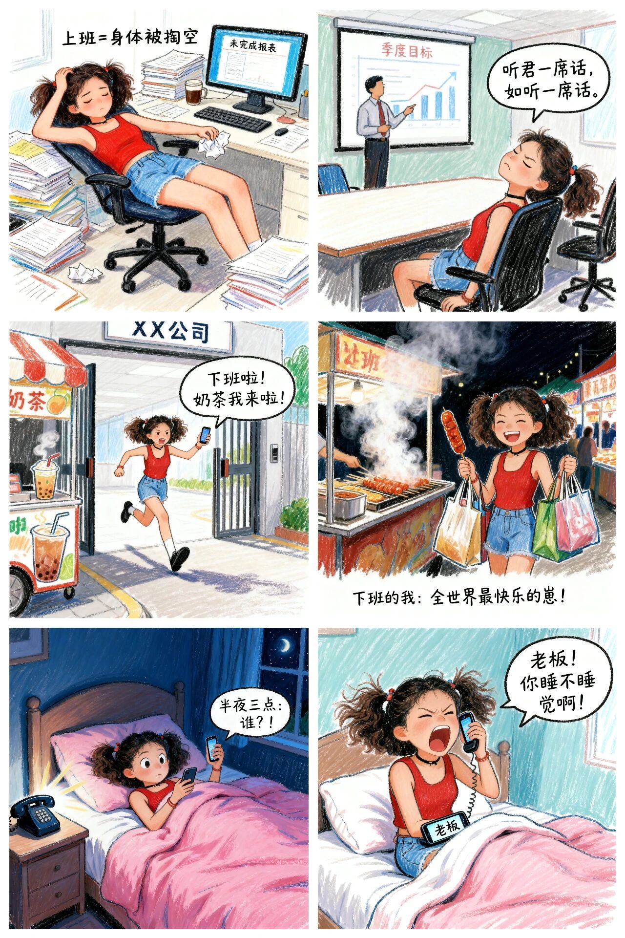 卡通剧情漫画